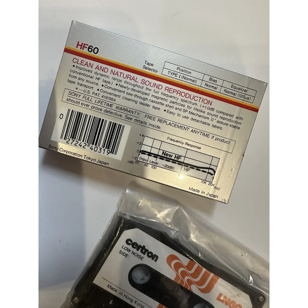 Sony‎ And Others Blank Cassette Tapes